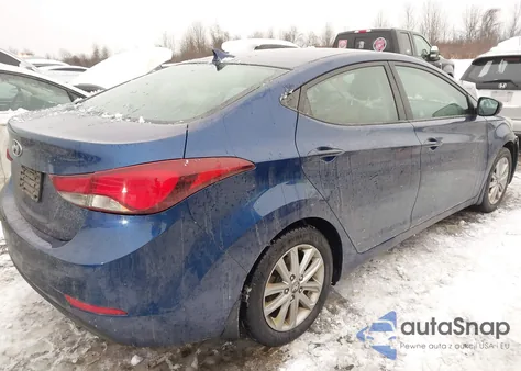 2015 Hyundai Elantra Se from USA, damaged, VIN 5NPDH4AE9FH611104